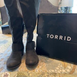 Torrid Black Heeled Boots